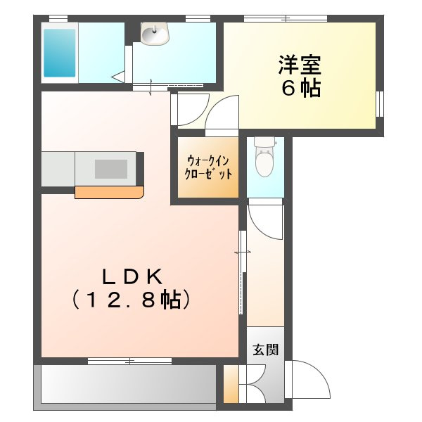 ヴィラージュ参番館の間取り