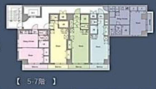 横浜市中区弥生町1丁目　一棟収益ビル　駅近物件の間取り