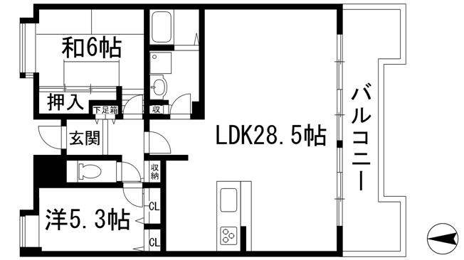 【間取り】 | サンクレールヨシナガ