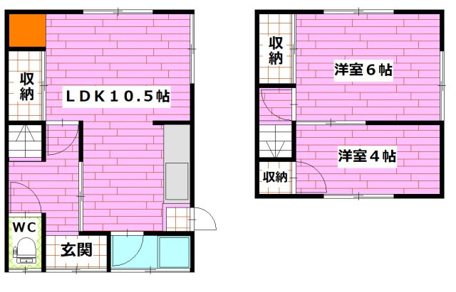 広島市安芸区船越南３丁目の一戸建ての間取り