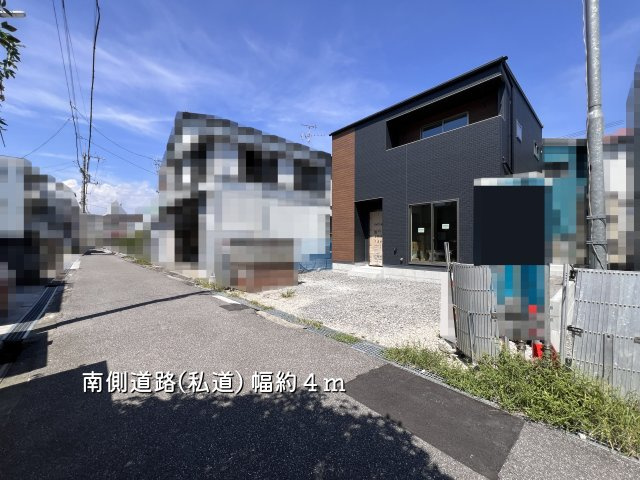 【前面道路含む現地写真】 | 高知市百石町４丁目/2区画 | 西区画