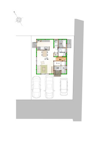 【区画図】 | 高知市百石町４丁目/2区画 | 東区画