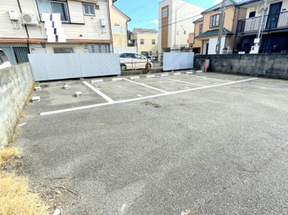 【駐車場】 | ハイエスト5Ｂ棟　202 | 建物北側の駐車場