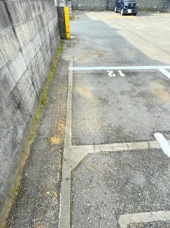 【駐車場】 | ハイエスト5Ｂ棟　202 | 建物北側の駐車場