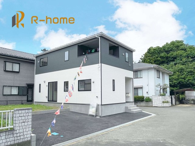 つくば市自由ケ丘第9　新築戸建て　1号棟の外観|ご予約を頂ければ、『平日』はもちろん『早朝』や『夜間』もご見学可能です♪お気軽にお申し付けください♪