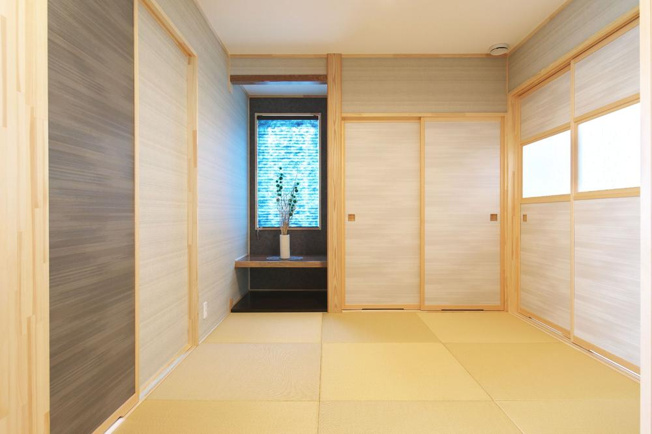 【和室】 | 天童市芳賀タウン南【モデルハウス】 | 客間としてもお子様のプレイルームとしてもご活用頂けます。