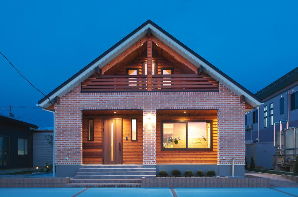 天童市芳賀タウン南【モデルハウス】の外観|現地外観写真。内覧予約受付中！