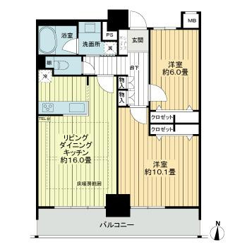 セレッソコート新大阪の間取り