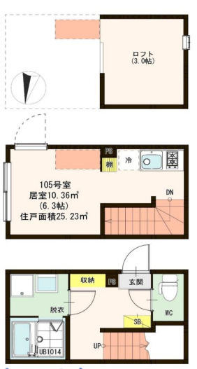 【間取り】 | Casa Nakamurabashi