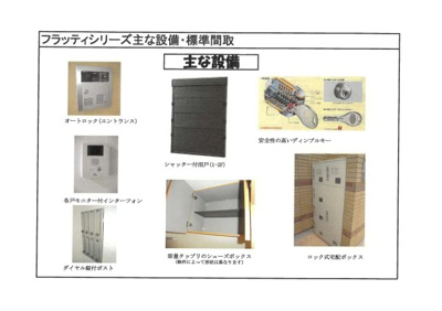 【区画図】 | 仮）フラッティ花開院町（全１４室）