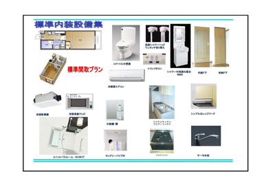 【区画図】 | 仮）フラッティ花開院町（全１４室）
