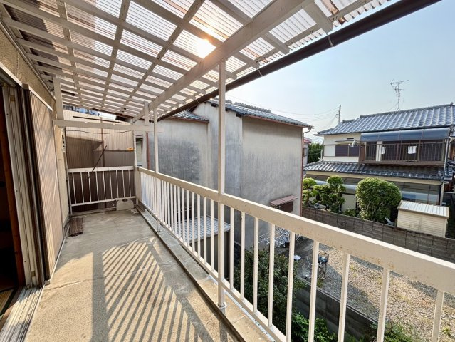 岸和田市南町　中古戸建のバルコニー