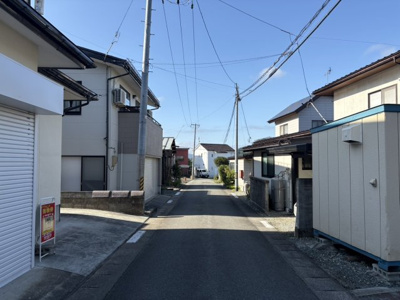 【前面道路含む現地写真】 | 天童市山元【中古住宅】 | 前面道路