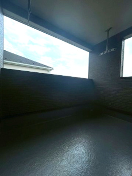 富士宮市万野原新田第29　新築戸建　全７棟　2号棟のバルコニー|現地写真