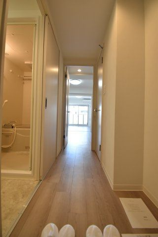 レジデンス朝潮橋の玄関