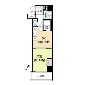 レジデンス朝潮橋の間取り