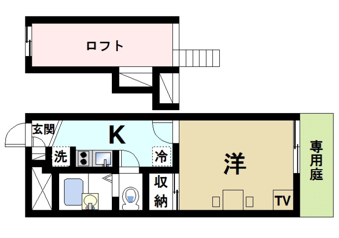 レオパレス清都の間取り