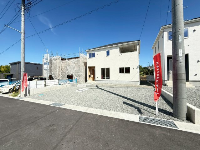 富士宮市万野原新田第29　新築戸建　全７棟　3号棟の前面道路含む現地写真|現地撮影