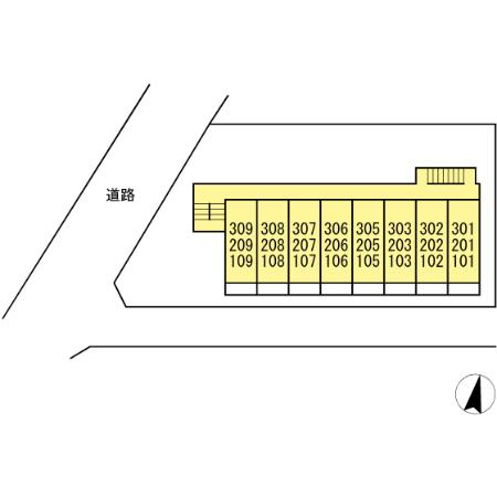 ヴィラ武蔵野の区画図