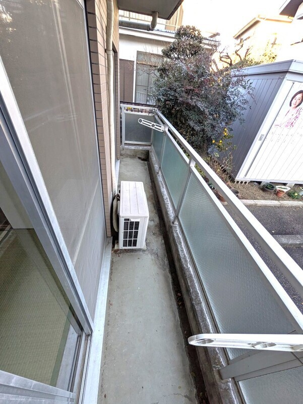 エクセル稲田のバルコニー