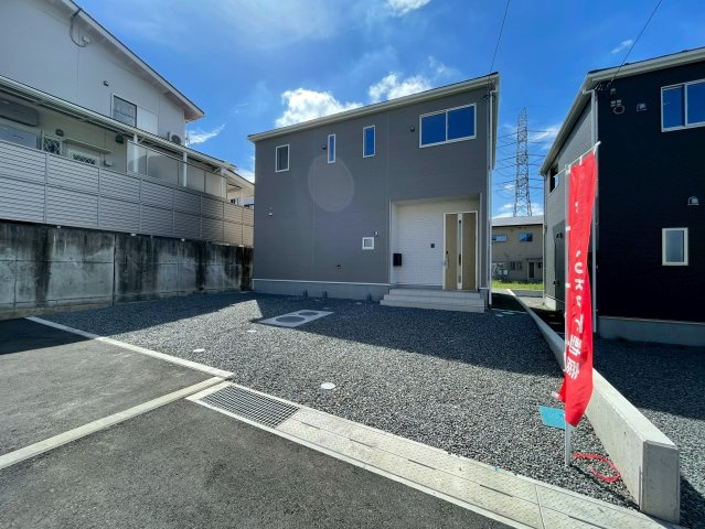 富士宮市万野原新田第29　新築戸建　全７棟　5号棟の外観|現地撮影