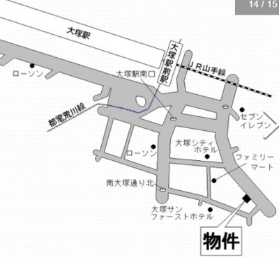 【地図】 | フォンテーヌ大塚 | 地図☆