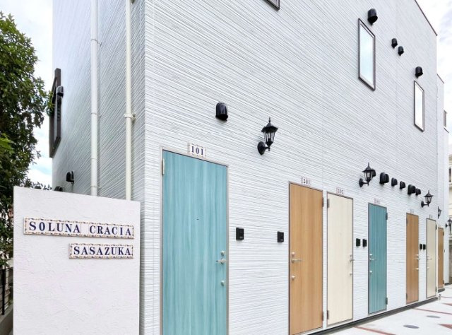 世田谷区大原１丁目の一棟アパートの外観