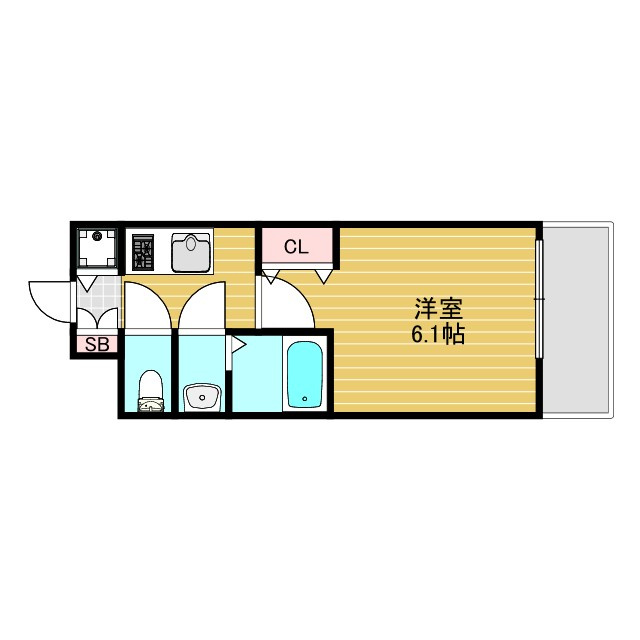 ファーストフィオーレ三国の間取り