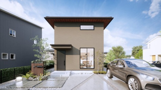 【完成予想図】 | 城陽市久世里ノ西　3区画1号地　売土地　建築条件付き | アトリエ仕様では、長期優良住宅に対応した構造・耐震材を採用しており、各種補助金にも対応できます。間取りによりますので、設計士と相談しながら、ご希望プランに合わせて最適な形をご提案いたします。