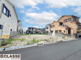 【前面道路含む現地写真】 | 城陽市久世里ノ西　3区画3号地　売土地　建築条件付き