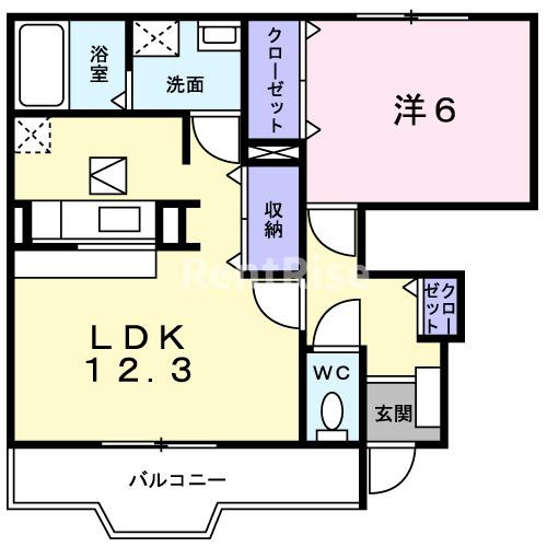 メゾンプラシードの間取り|間取図