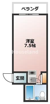 和歌山市新通５丁目の賃貸マンションの間取り