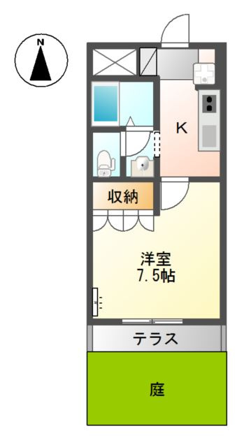 メゾン・弘西の間取り