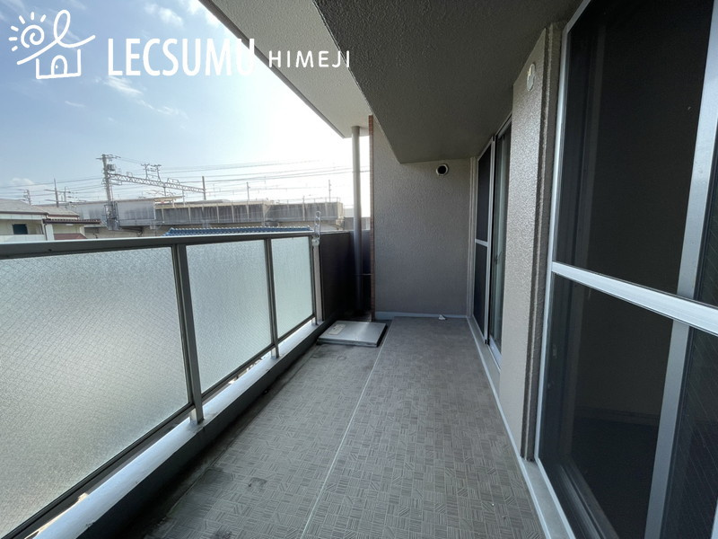 プレステージ姫路西飾磨のバルコニー