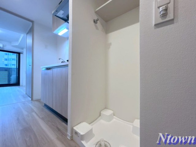【設備】 | メイクスアート大曽根 | 洗濯機置き場です。