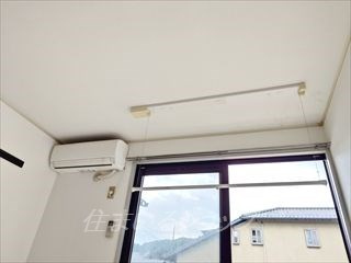 サンドール南の設備|エアコンと室内物干し