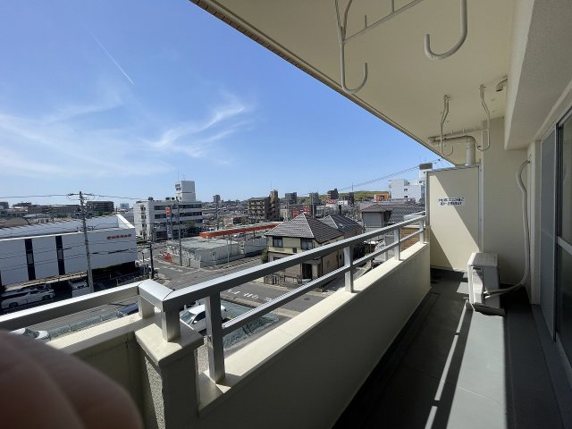 ドミール藤治のバルコニー