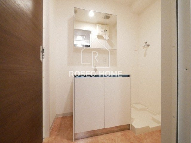 ミコノス北浜の洗面所