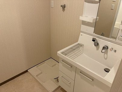 レセーナ姪浜の洗面所