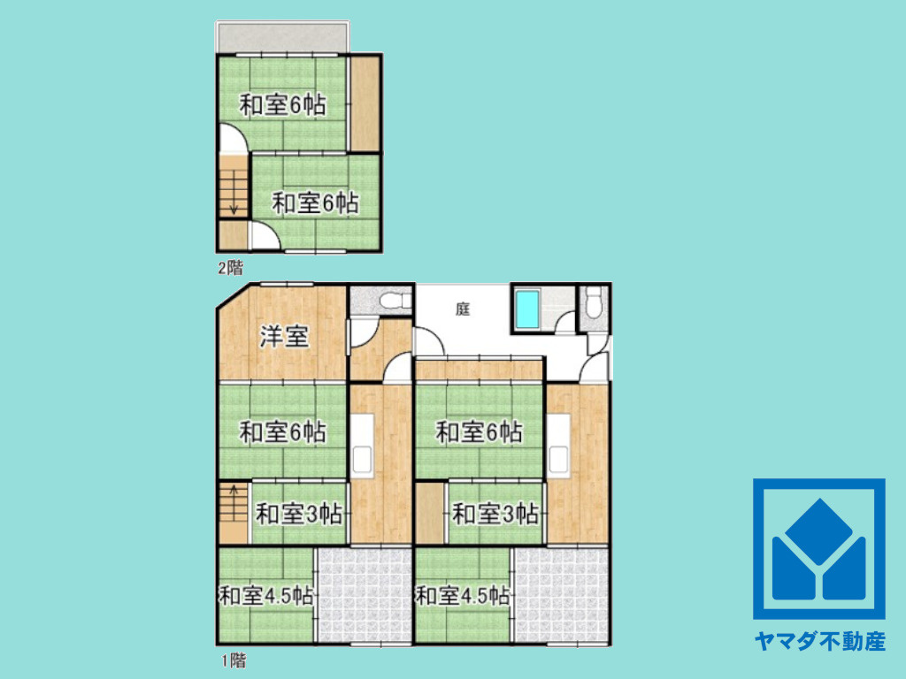 伏見区深草稲荷鳥居前町の間取り|図面と現況が異なる場合は現況を優先いたします。