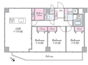 ★仲介手数料無料★マンションVIP日本橋浜町（南西角住戸・11超のワイドスパン）の画像
