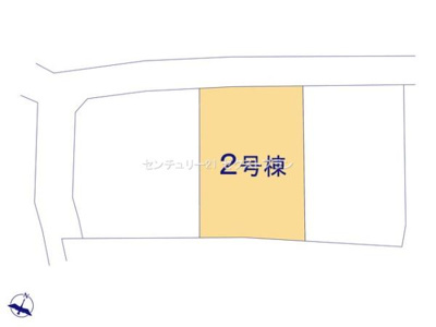【区画図】 | 甘楽白倉 2号棟 | 区画図
