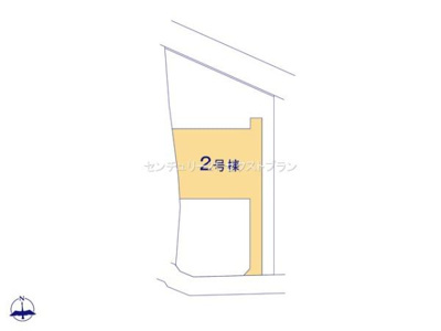 【区画図】 | 第2前橋川曲 2号棟 | 区画図