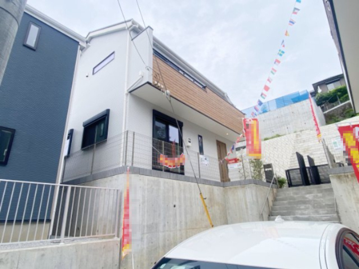 祝　成約済み　八王子市　館町　新築戸建て　１期の外観|～仲介手数料無料☆八王子ひなた不動産～八王子市館町　新築戸建て
