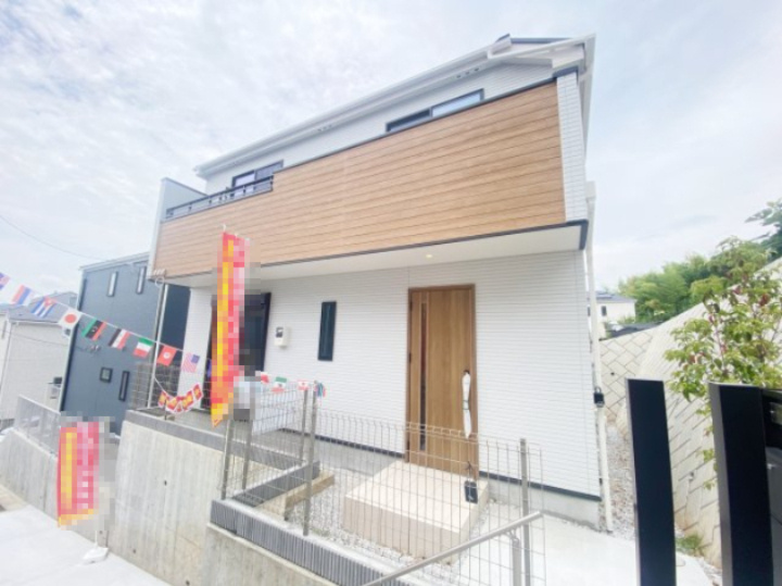 祝　成約済み　八王子市　館町　新築戸建て　１期の外観|～仲介手数料無料☆八王子ひなた不動産～八王子市館町　新築戸建て