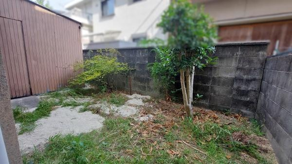 和歌山市紀三井寺　中古戸建の庭