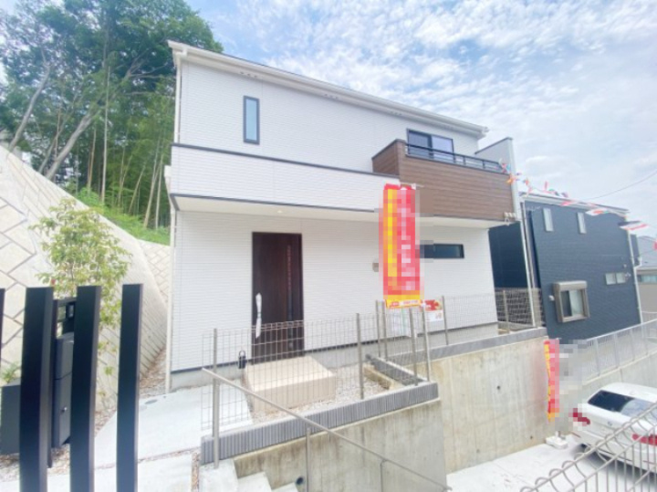 祝　成約済み　八王子市　館町　新築戸建て　１期の外観|八王子・日野・あきる野の新築戸建・中古戸建・中古マンションは～八王子ひなた不動産～へ