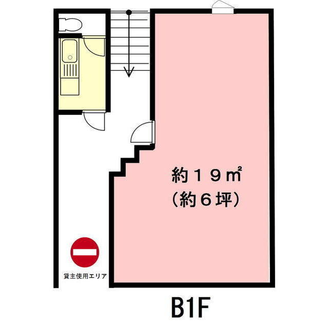 岐阜市玉姓町１丁目の店舗事務所の間取り