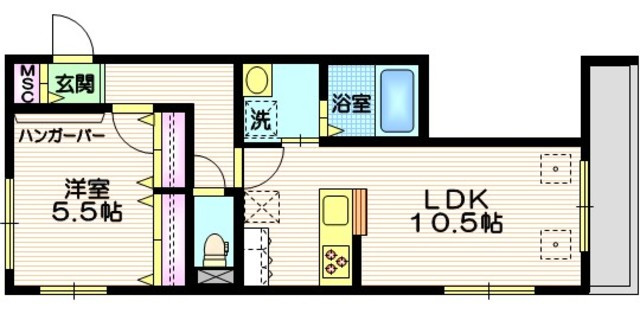 Ｆａｒｎｅｓｅの間取り|★角部屋３面窓★