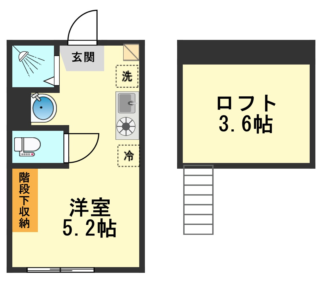 メゾン フルール 小岩駅前の間取り